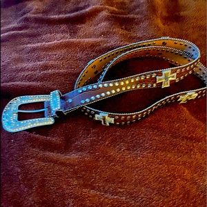 Leather Western Belt